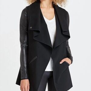 Spanx Plus size Women's Black Drape Jacket